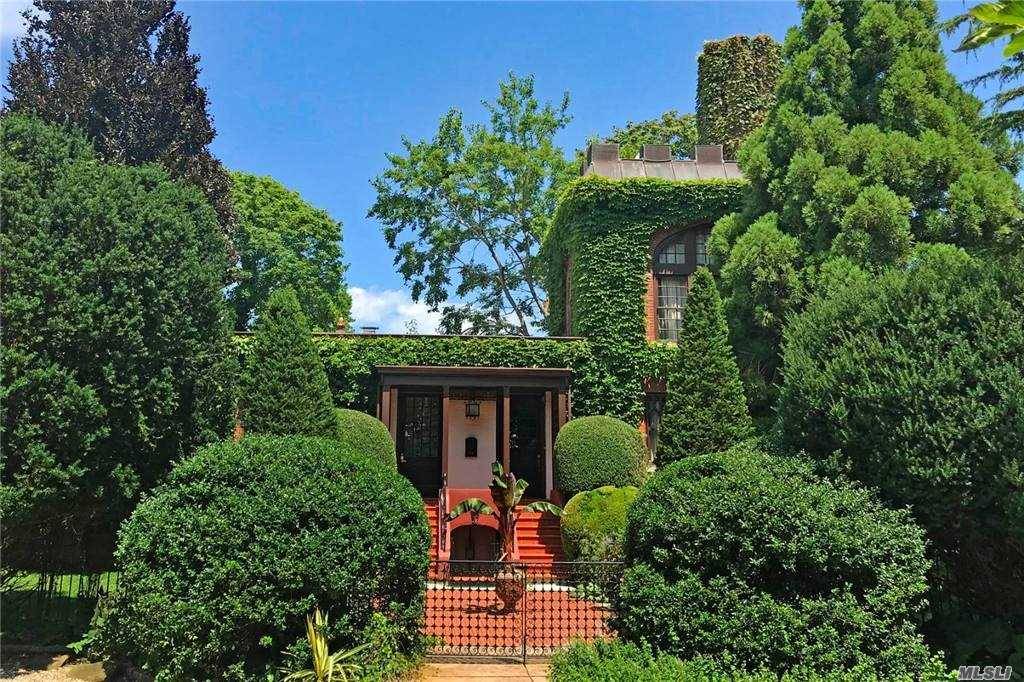 The Castle Southampton Village Exceptional romantic real brick castle just 5 blocks to Little Plains Beach on the Atlantic Ocean and 4 blocks to Main Street shopping and restaurants.