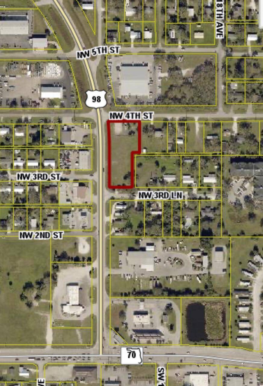 1. 19 Acres of Commercial Land located in the heart of Okeechobee, Florida directly on US HWY 98 just north of State Rd 70 high traffic location great for multiple ...
