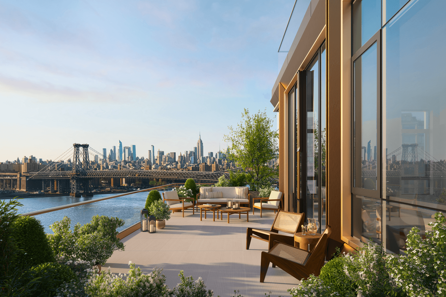 Radiant Resort Style Living on Brooklyn''s East River Waterfront.