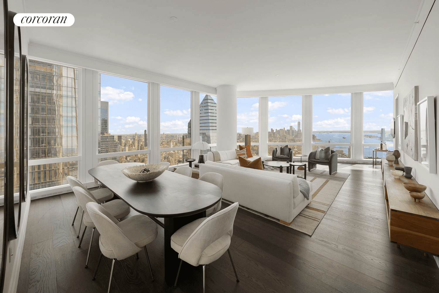 EXPERIENCE SPECTACULAR VIEWS OF THE HUDSON RIVER FROM THIS GRACIOUS FOUR BEDROOM HOME.