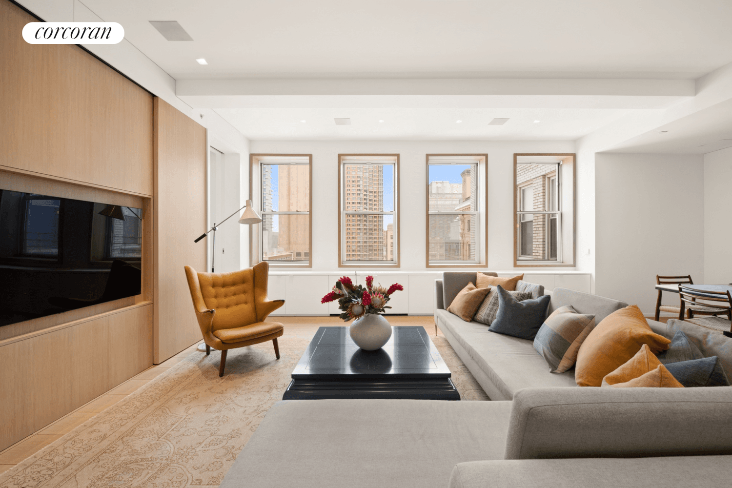 Enjoy high rise loft living in this three bedroom, two and a half bathroom condominium featuring designer interiors, iconic views and an array of smart home features in a modern, ...