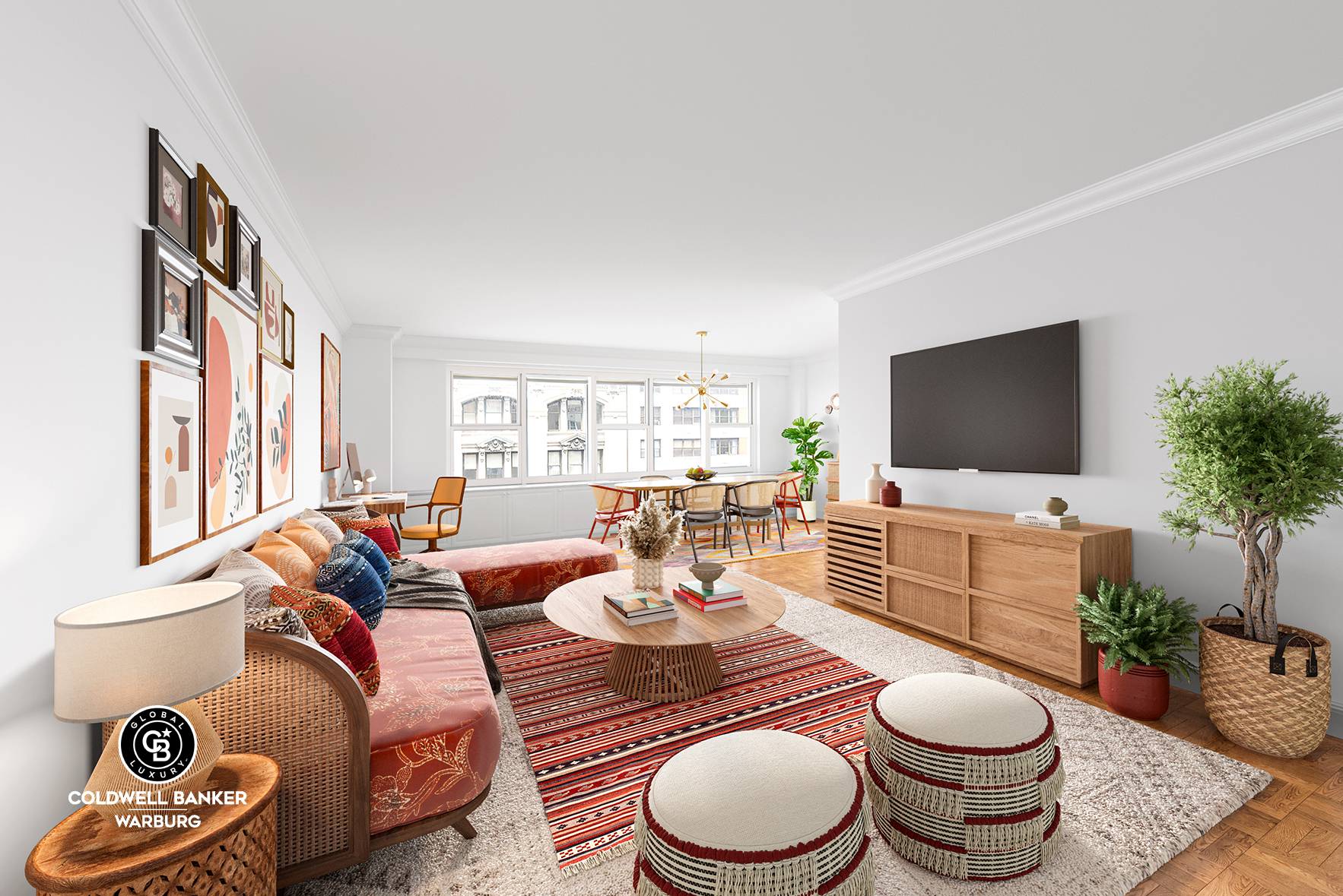 Fifth Avenue Union Square In the heart of Flatiron and with a Fifth Avenue address, this overly generous one bedroom with dining alcove is just a block from Union Square.