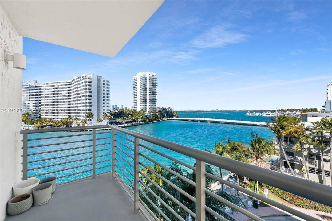 Prime Miami Beach location with stunning bay and skyline views.