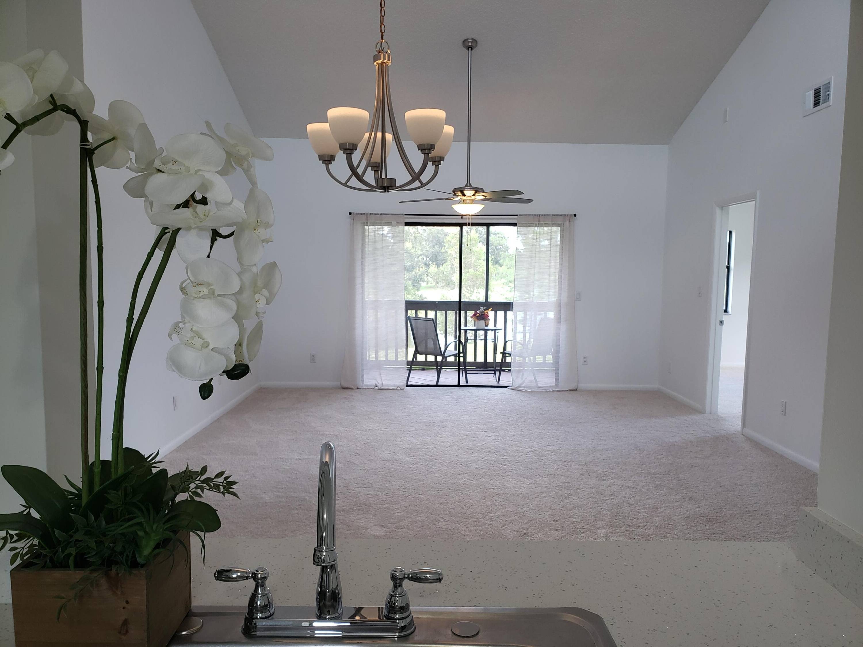 Newly painted, spacious corner unit 2 2 condo with water views from all rooms.