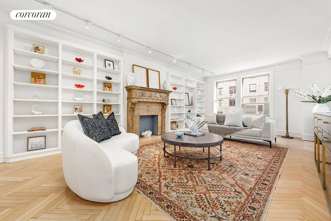 Welcome to 607 West End Avenue, Unit 4A where timeless charm meets modern living in an exquisite pre war coop.