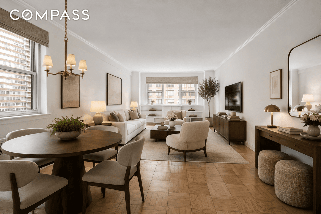 Residence 10M is a spacious one bedroom, one bath home with abundant storage.