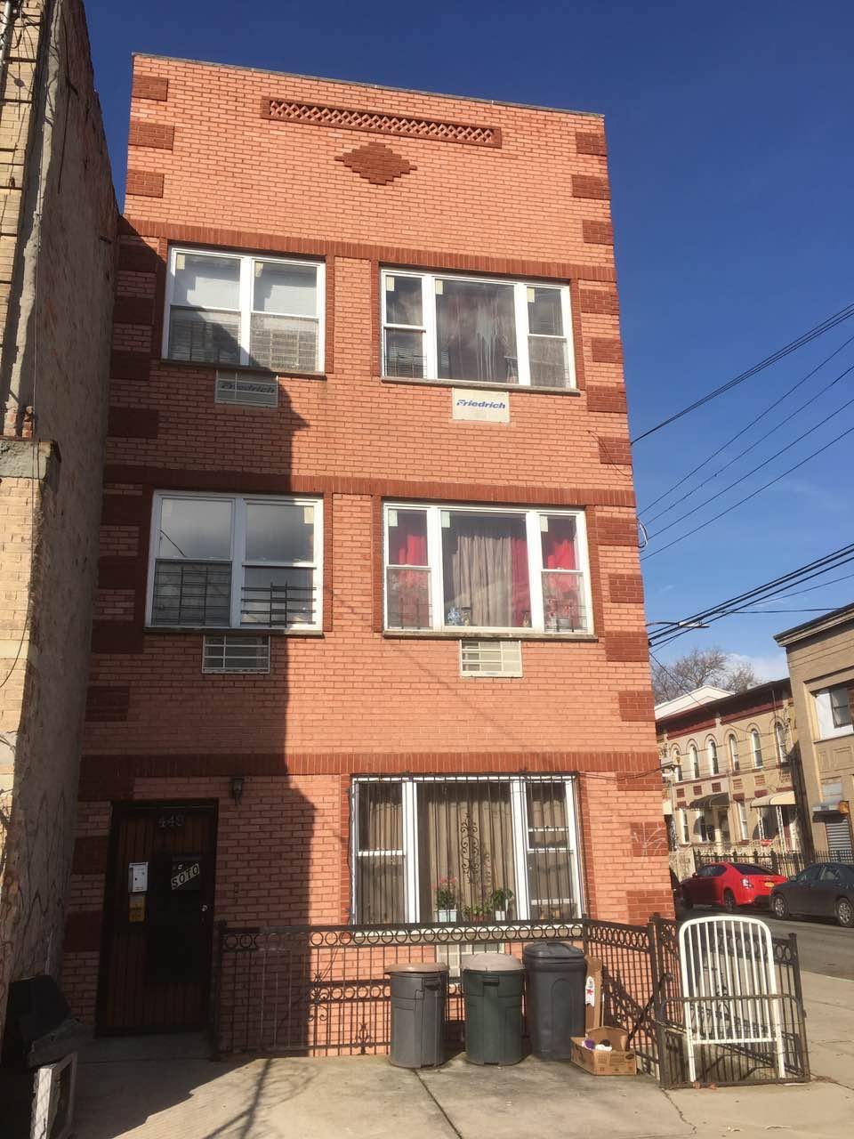 This property is 3 families, all brick, good condition, 1FL 2 bedrooms and 1 bathroom ; 2 Fl 3 bedrooms and 2 bathrooms ; 3Fl 3 bedrooms and 2 bathrooms ...