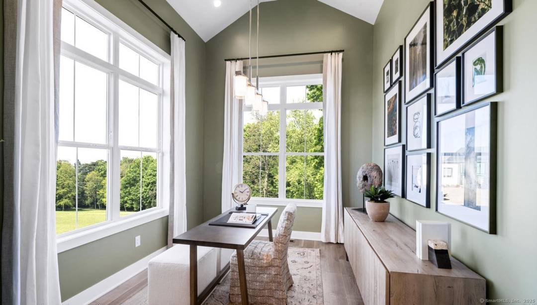 Soaring ceilings and graceful details define the Albrecht's thoughtful design.