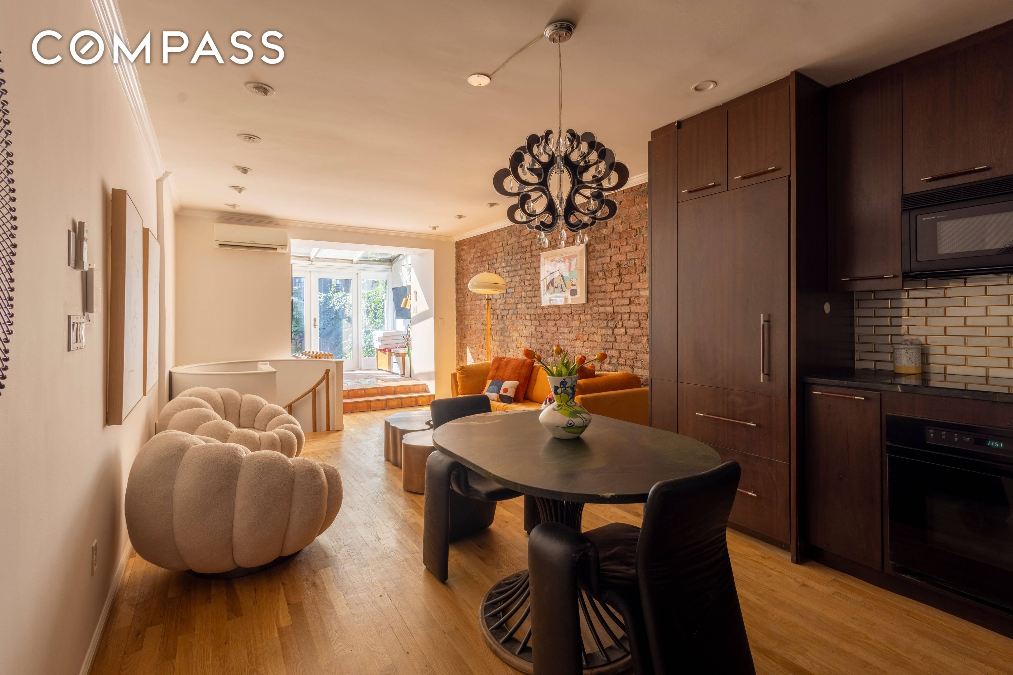Chelsea Garden Duplex with Sunroom amp ; Private Patio Tucked at the rear of a boutique, limestone prewar cooperative, this south facing garden duplex blends modern upgrades with classic Chelsea ...