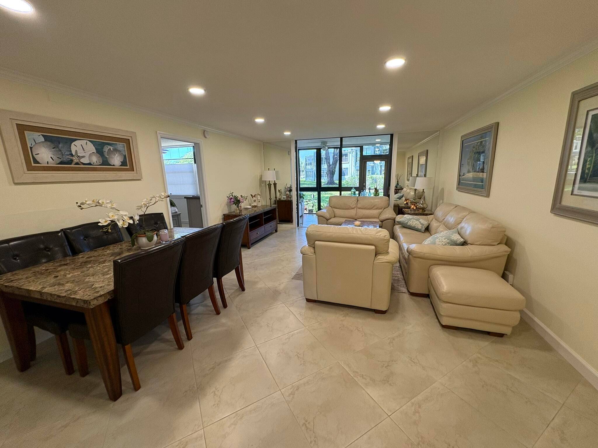This charming 2 bedroom, 2 bathroom condo is located in a peaceful 55 community and offers a comfortable, relaxing living experience.