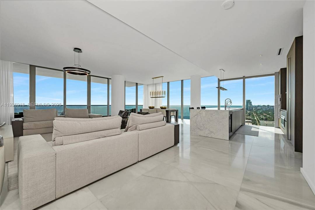 Welcome to an Oceanfront South Corner Turnkey Residence with a private elevator landing, a rare opportunity with a unique floor plan that offers bigger bedrooms than any other unit in ...