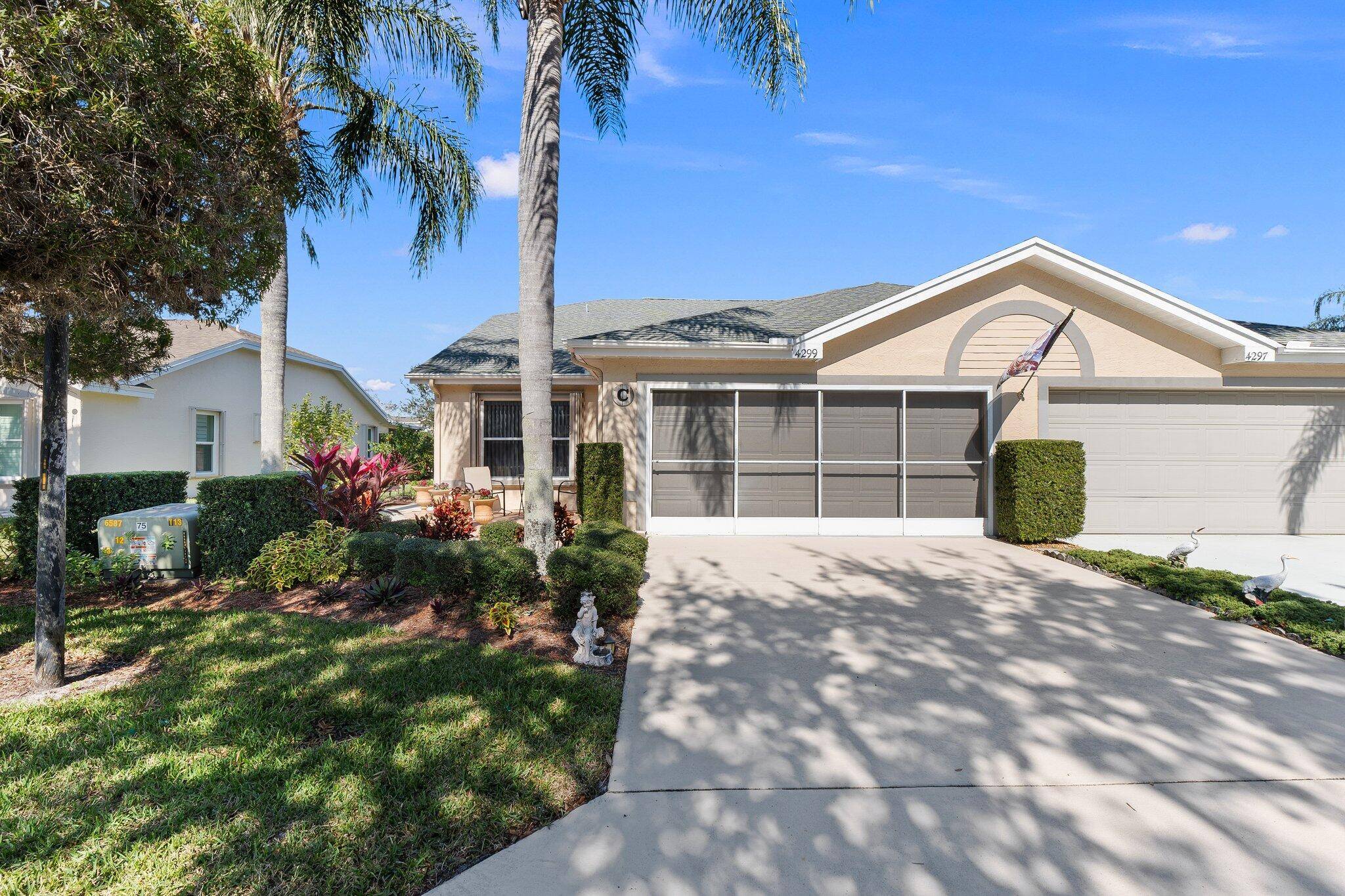 BRIGHT, CHEERFUL 2 BEDROOM, 2 BATHROOM, CBS VILLA WITH UPDATED LIGHTING, APPLIANCES FLOORING COMES COMPLETELY FURNISHED.