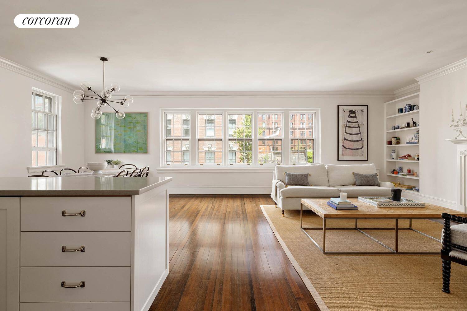 Perfectly positioned mid block on Gramercy's coveted tree lined block beautiful, residence 6F seamlessly combines prewar elegance with modern luxury.