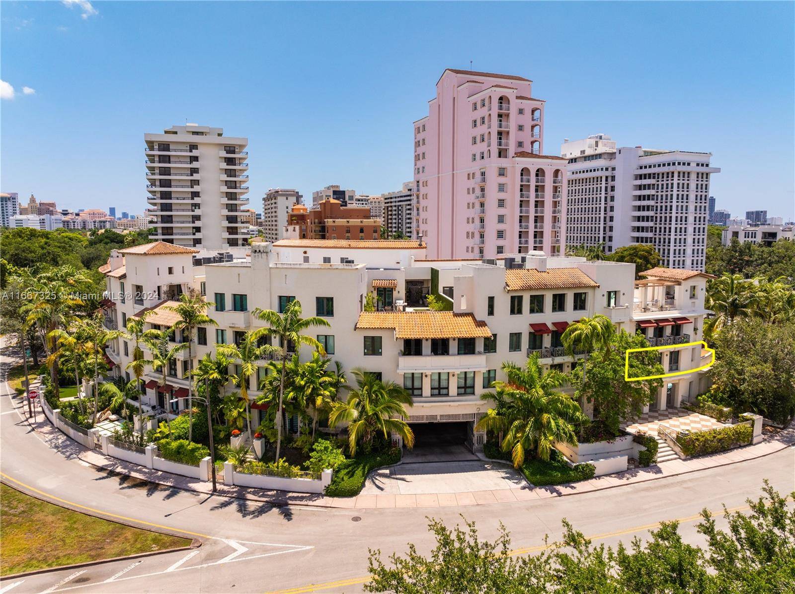 Discover your sanctuary in the epicenter of the City Beautiful in this rarely available unit in Avignon Coral Gables hidden gem.