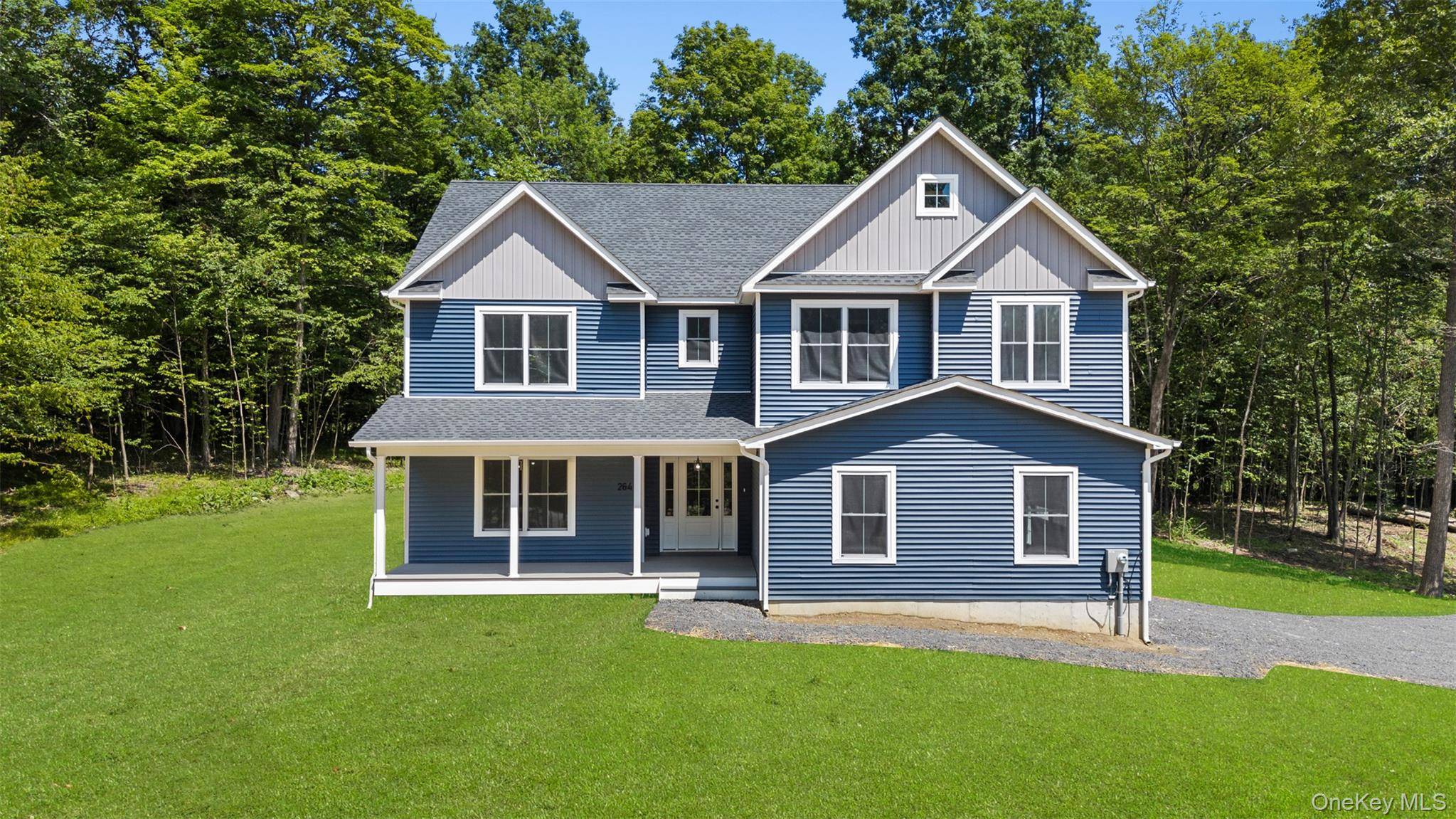 Located on a quite country road in the town of Wallkill sits this move in ready new construction colonial on 2.