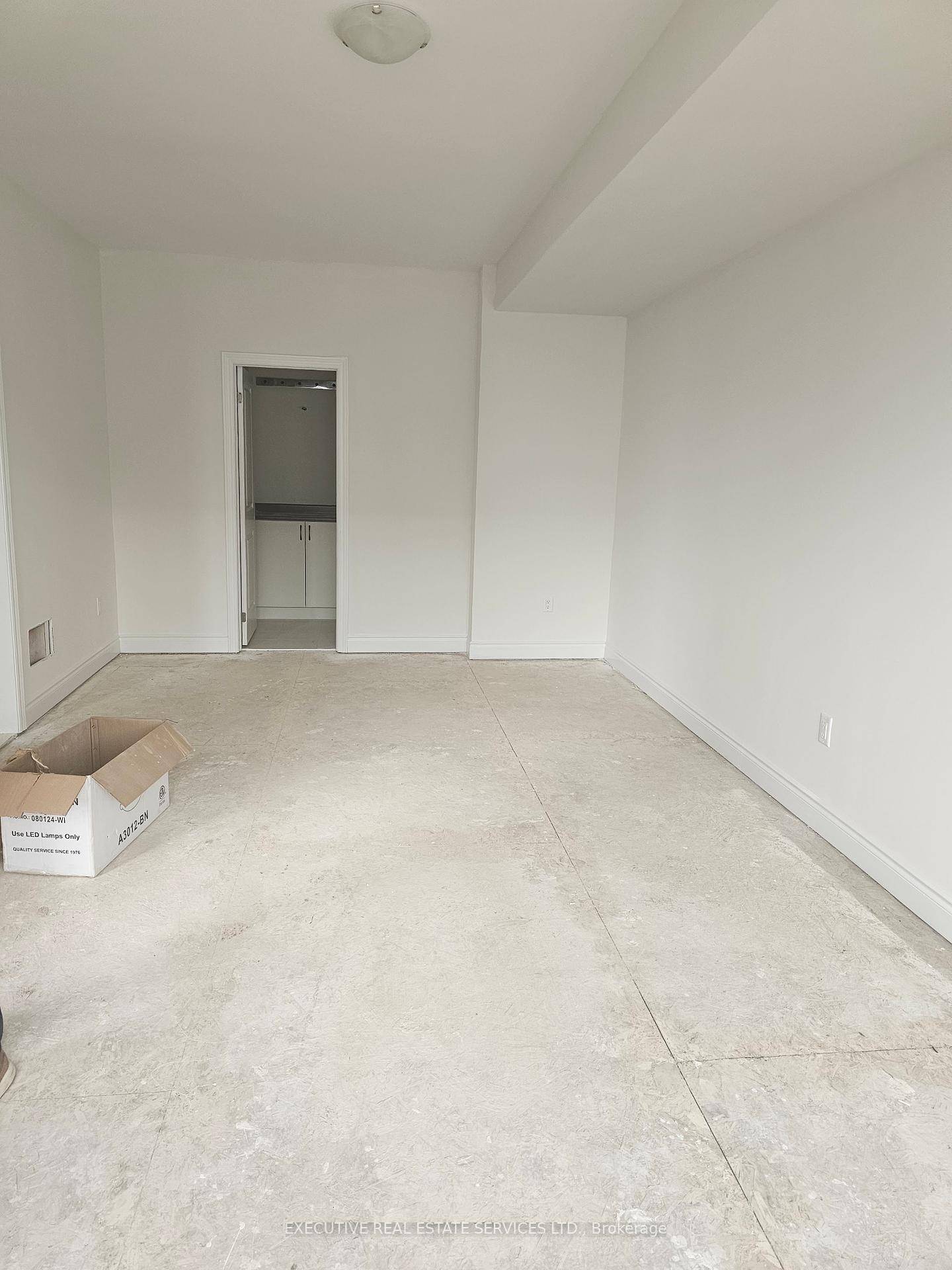 Move in ready with carpet and a finished washroom.