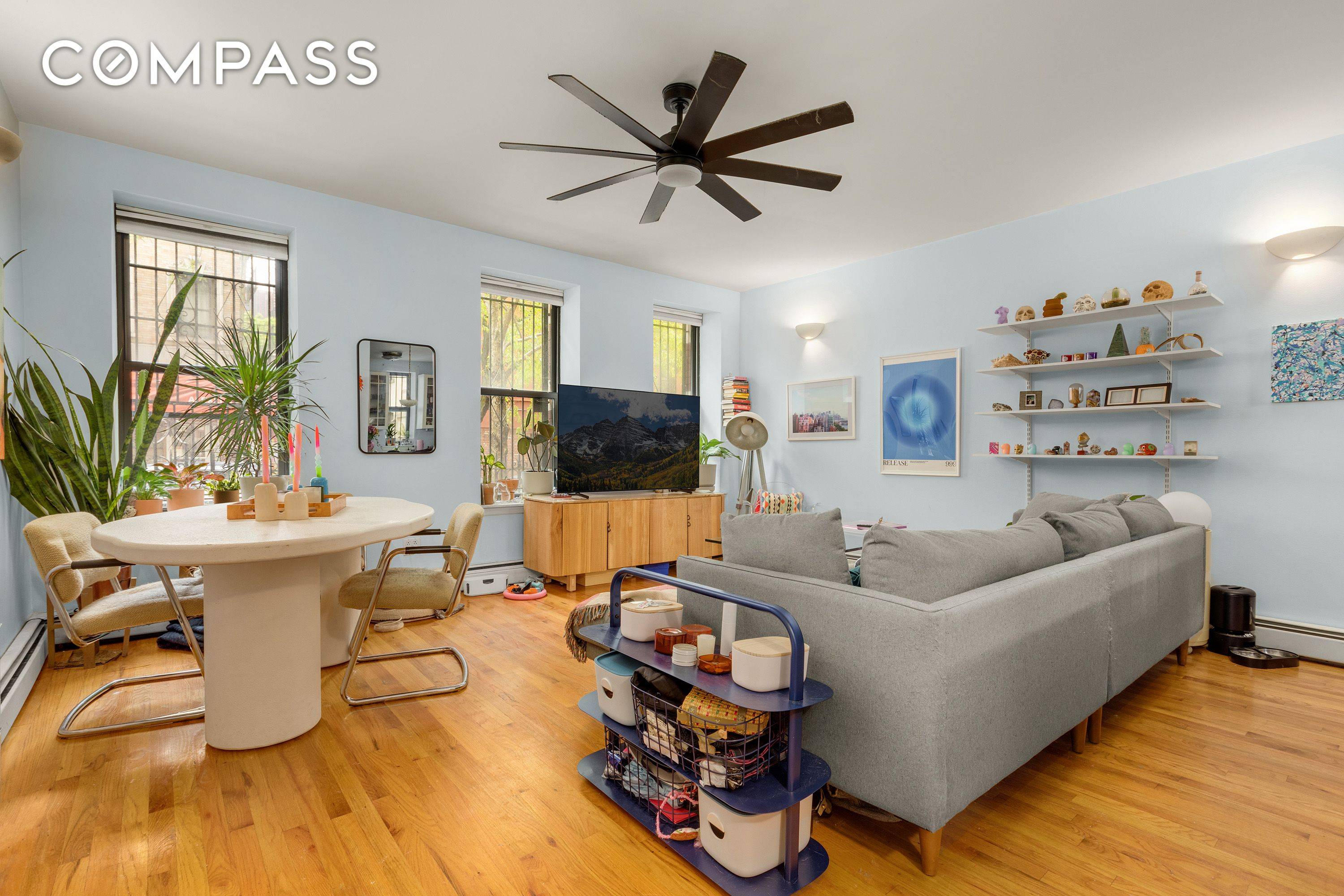 Welcome to this huge duplex oasis, with over 900 sq ft, is where modern living meets classic charm in a vibrant Hamilton Heights Co op Non HDFC.