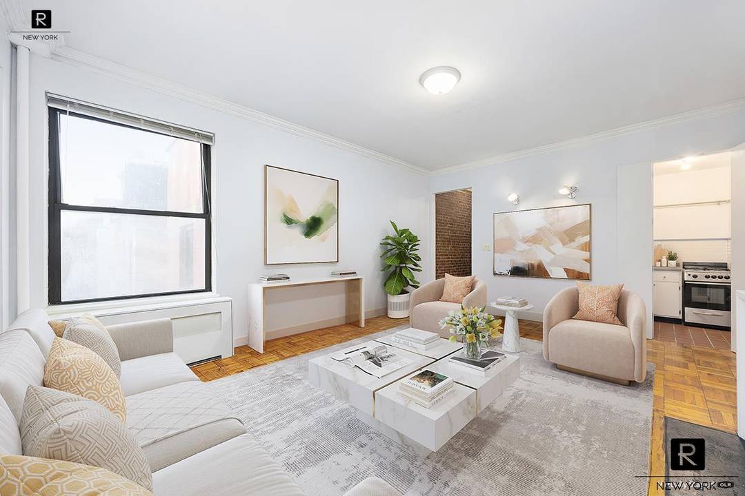 Welcome to the highly coveted, sunny, large one bedroom.