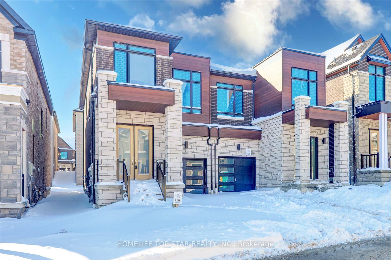 Brand new semi detached 2 storey home features 4 bedrooms and 3 bathrooms, located in Greenwood, Pickering, the home offers 9 foot ceilings on the main level, and a smooth ...