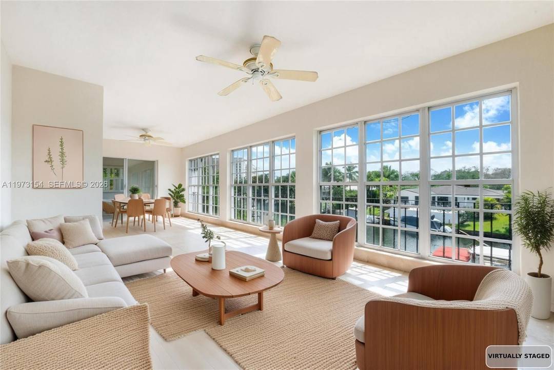 First time ever offered. A unique waterfront offering in Coral Gables now presented as 2 separate condominium residences.