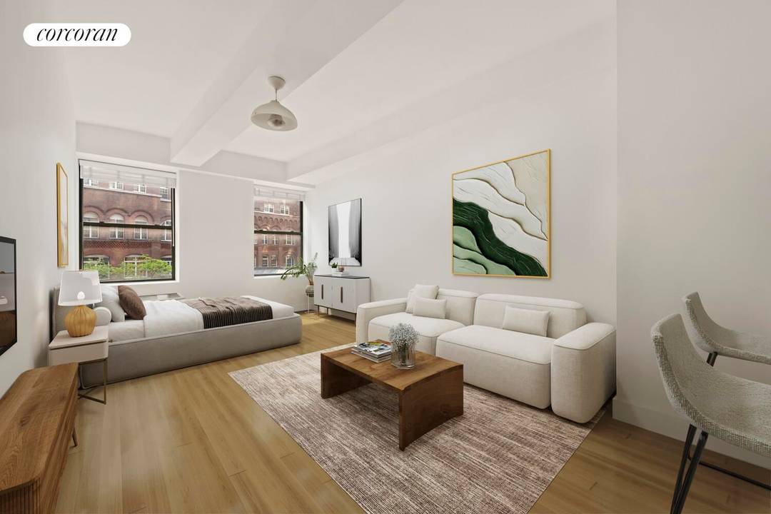 This expansive studio residence offers a rare combination of scale, sophistication, and thoughtful design.