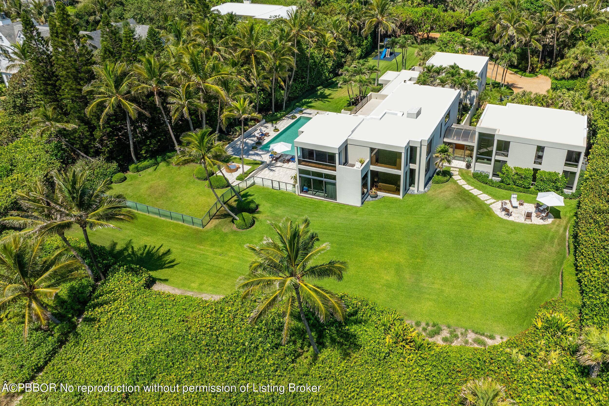 A very special modern family residence situated on a large private dune.