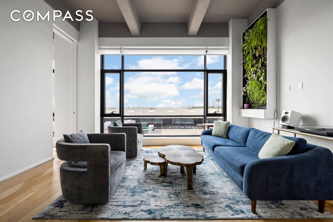 SPACIOUS WATERFRONT LOFT IN RED HOOK PARKING INCLUDED Experience the perfect blend of industrial character and modern elegance in this expansive loft with open waterfront views stretching from the Statue ...