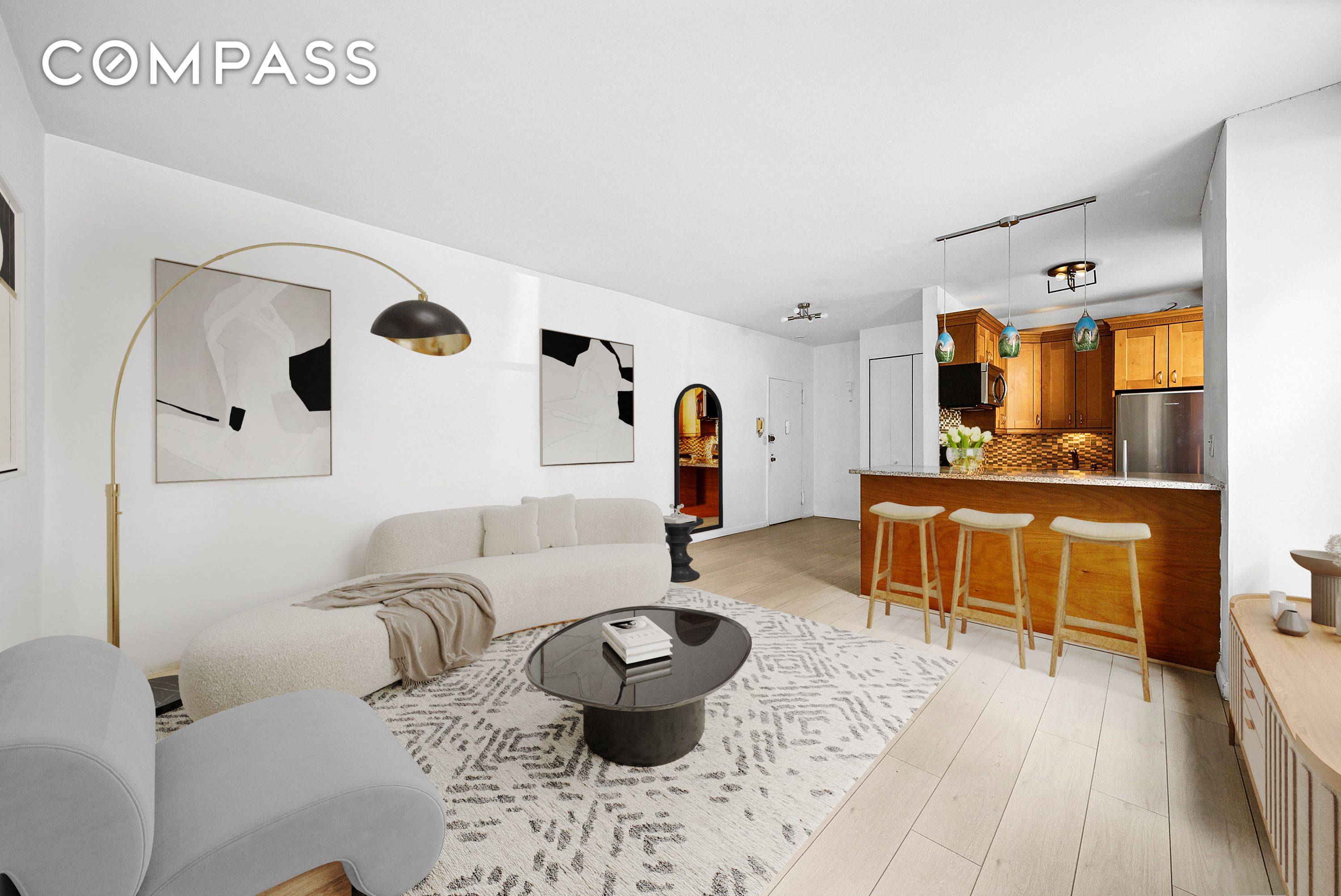 Sun Filled Corner 1BR in Kips Bay Tree Lined Views, Renovated Kitchen, and Exceptional Storage in Full Service Doorman Building Bathed in natural light from southern and western exposures, this ...