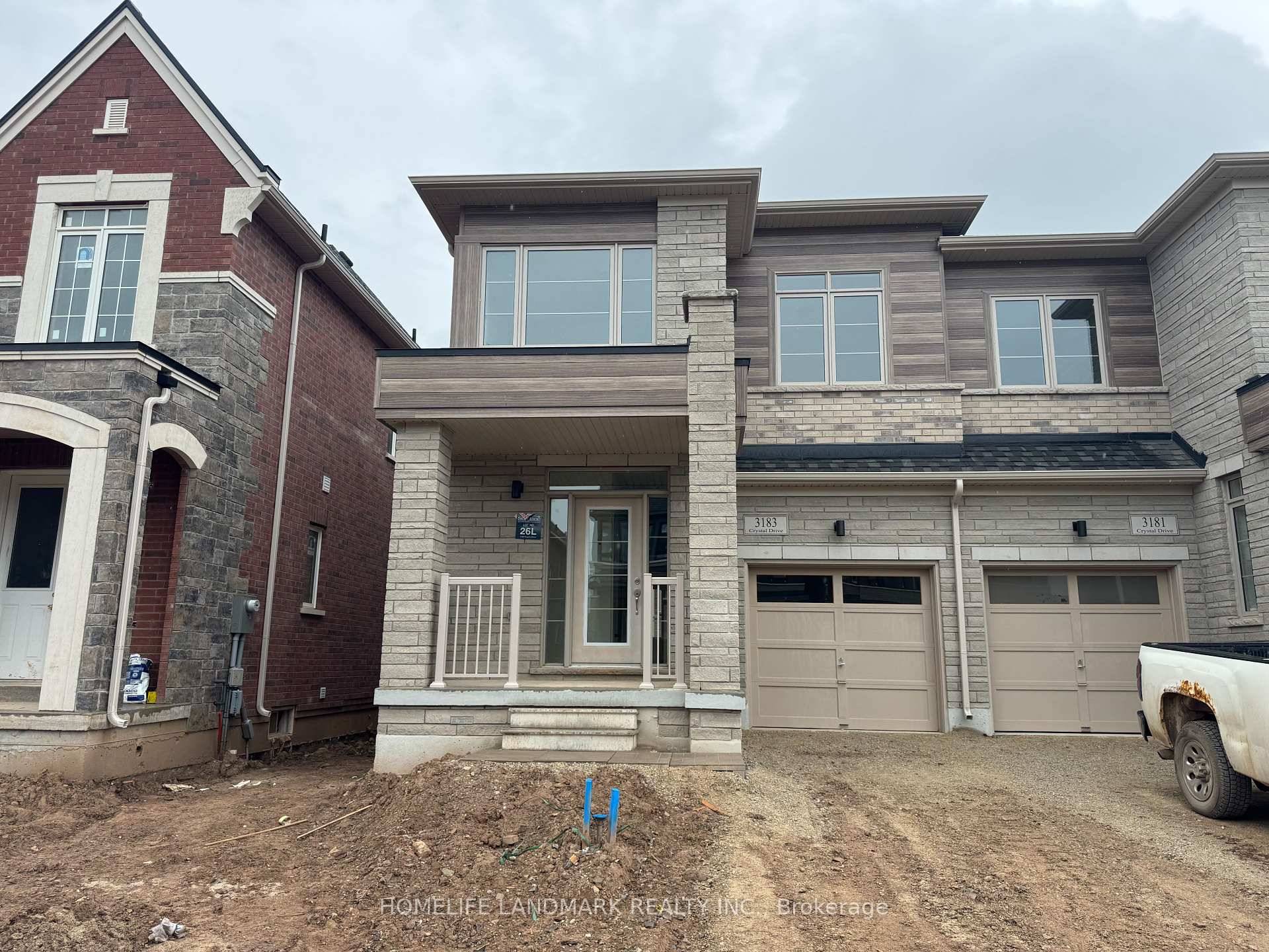Stunning Brand New Four Bedroom Semi Detached House In One Of Oakville's Most Sought after and Newly Developed Communities.