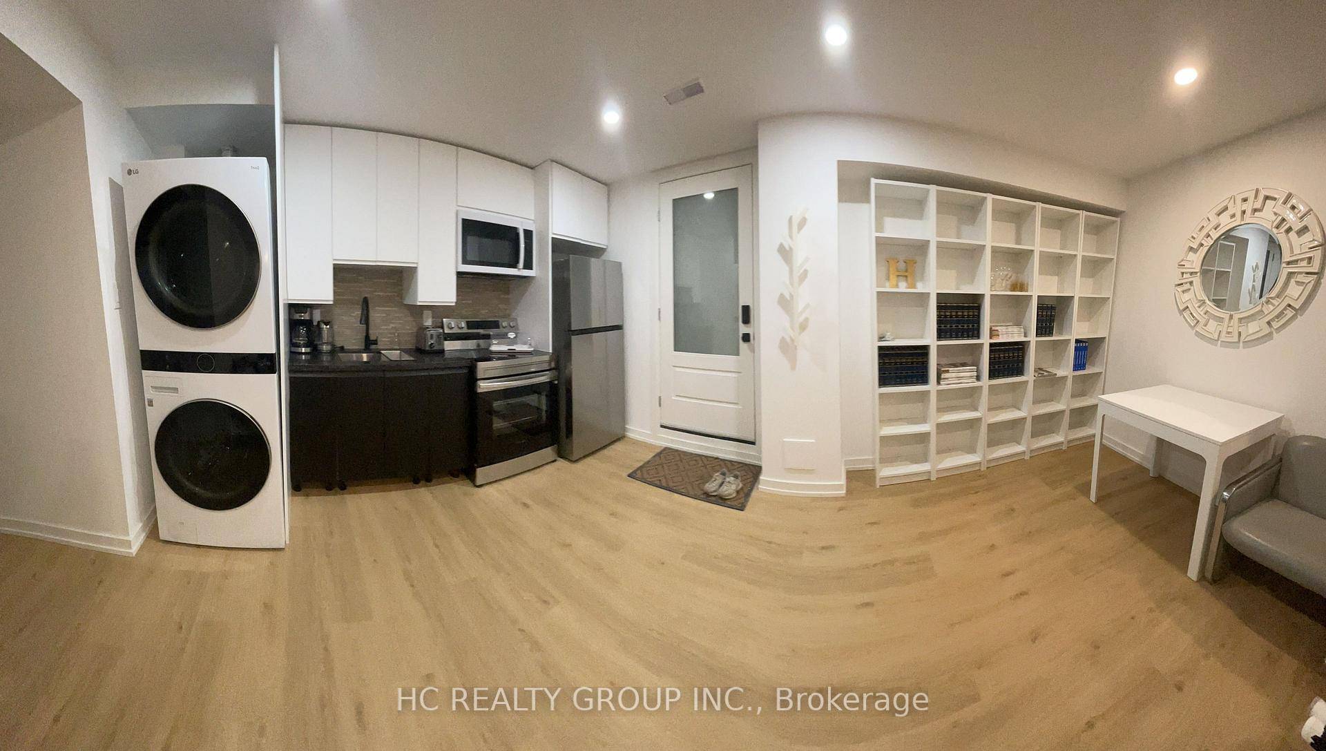Newly Renovated 1 Bedroom in Basement With 3 Pc Share Bath, All New Appliance With Washer and Dryer, Walk Up Entrance.