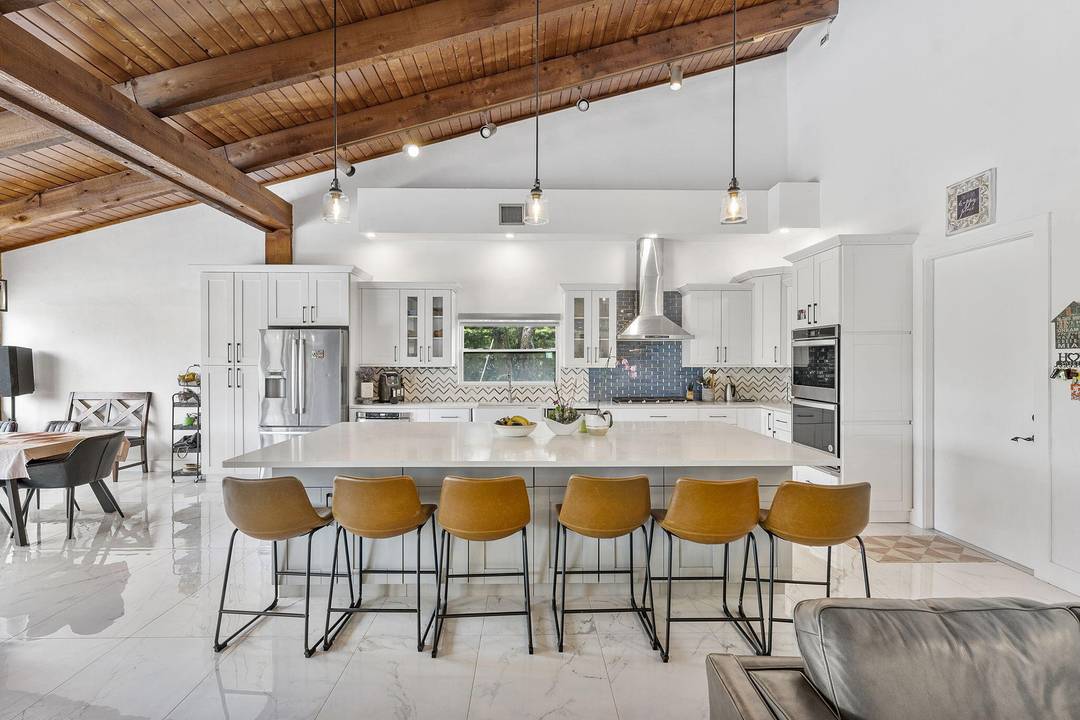 This beautiful modern home has lots of upgrades.