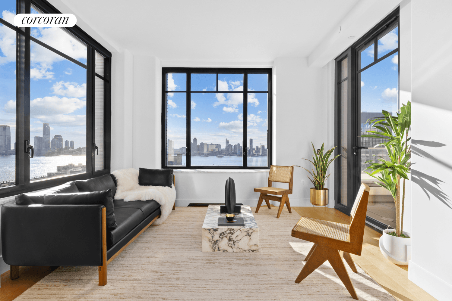Over 80 Sold ! Residence 19A at 110 Charlton Street is a stunning two bedroom two bathroom corner condominium home with triple North, West and South exposures.