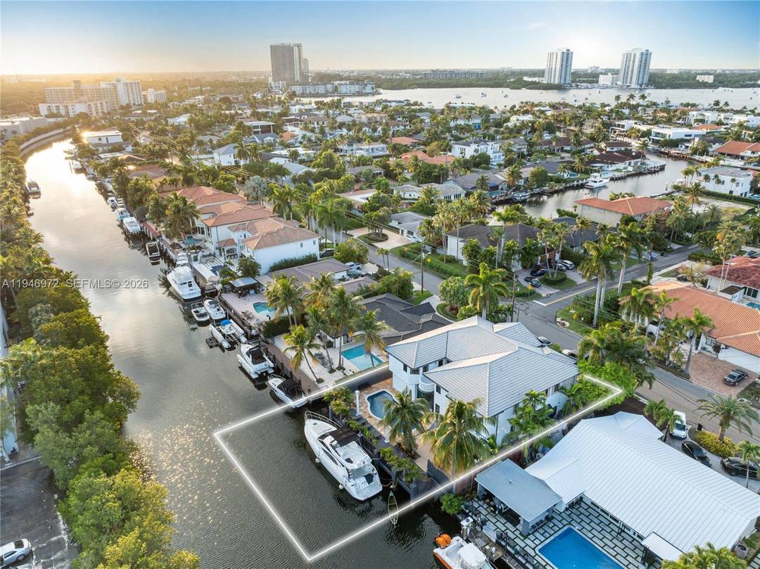 Waterfront living with private dock in the heart of Eastern Shores, between Aventura, Sunny Isles, and Bal Harbour.