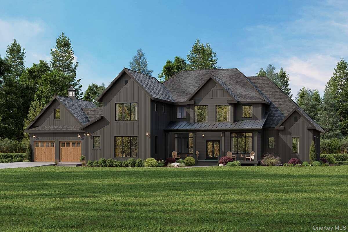 TO BE BUILT MODERN FARMHOUSE ON 23 PRIVATE ACRES WITH STUNNING HUDSON VALLEY MOUNTAIN VIEWS !