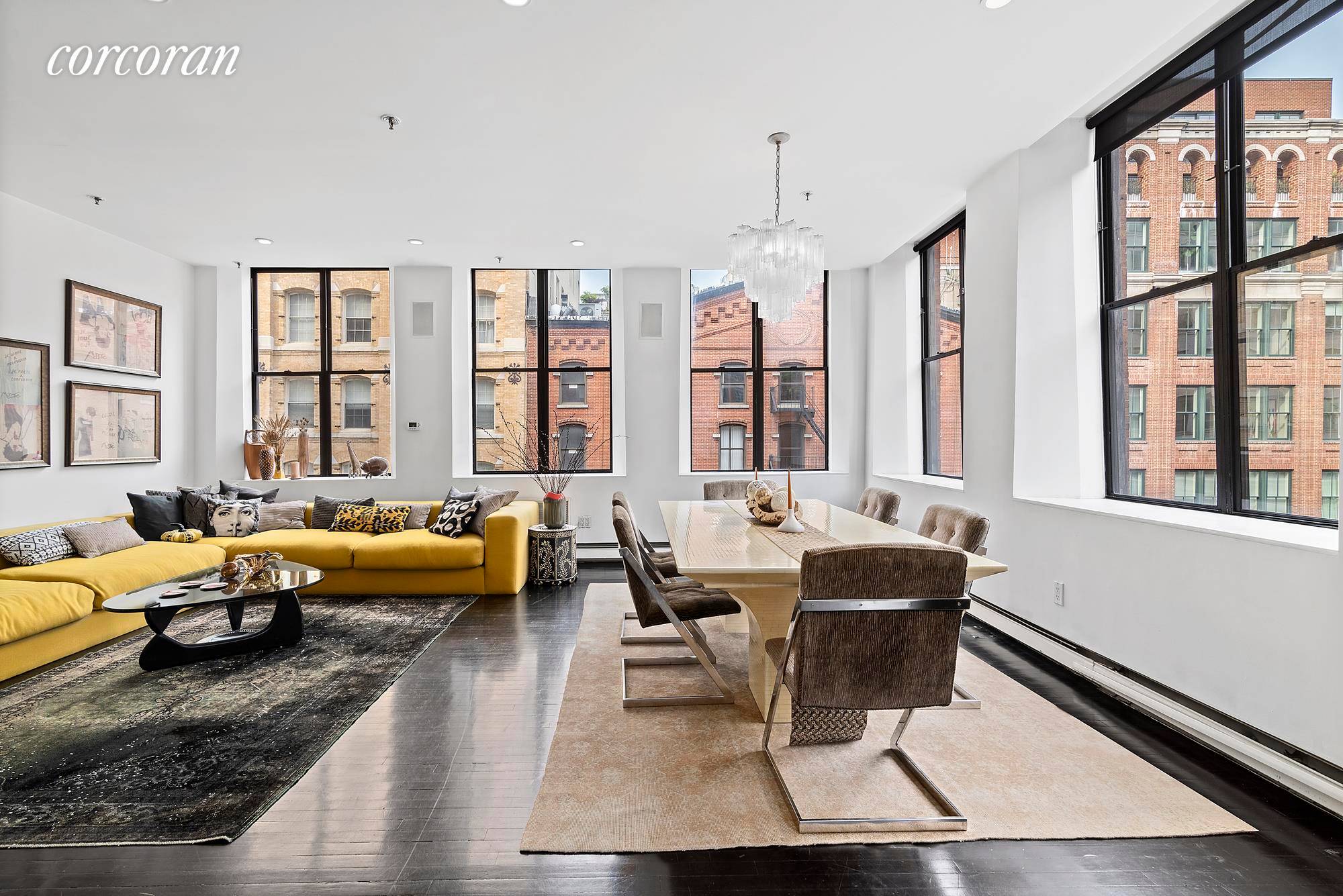 Rare opportunity to own an exceptional floor through loft in a classic prewar co op building.