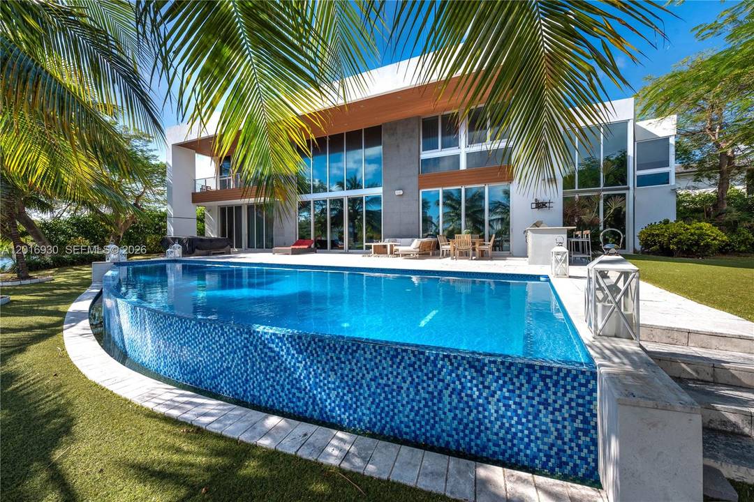 Exquisite Waterfront Residence With Private Dock boasts an impressive 270 feet of water frontage.