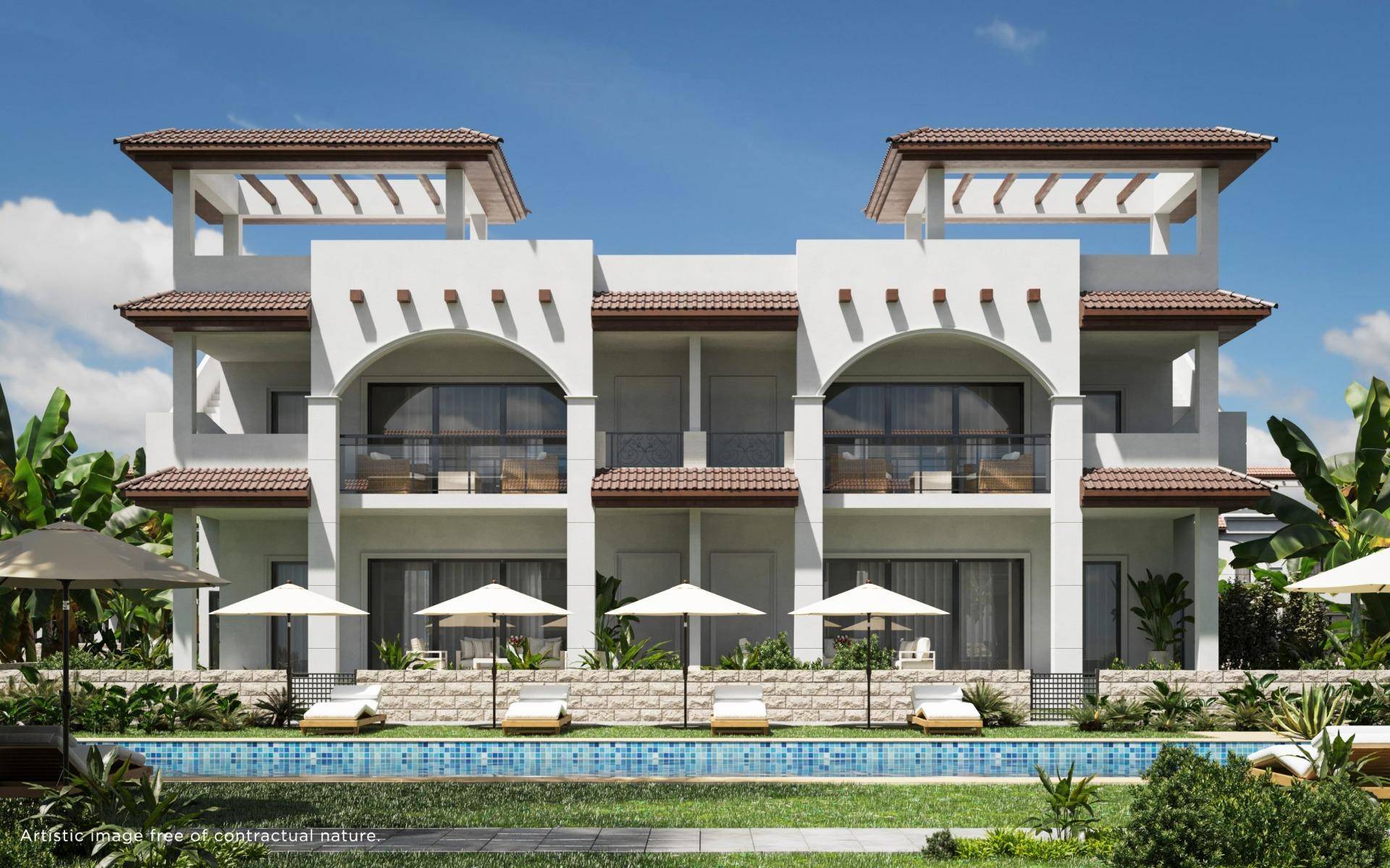 NEW BUILD RESIDENTIAL COMPLEX IN ROJALES New Build Residential complex of bungalow apartments, townhouses and semi detached villas in Rojales.