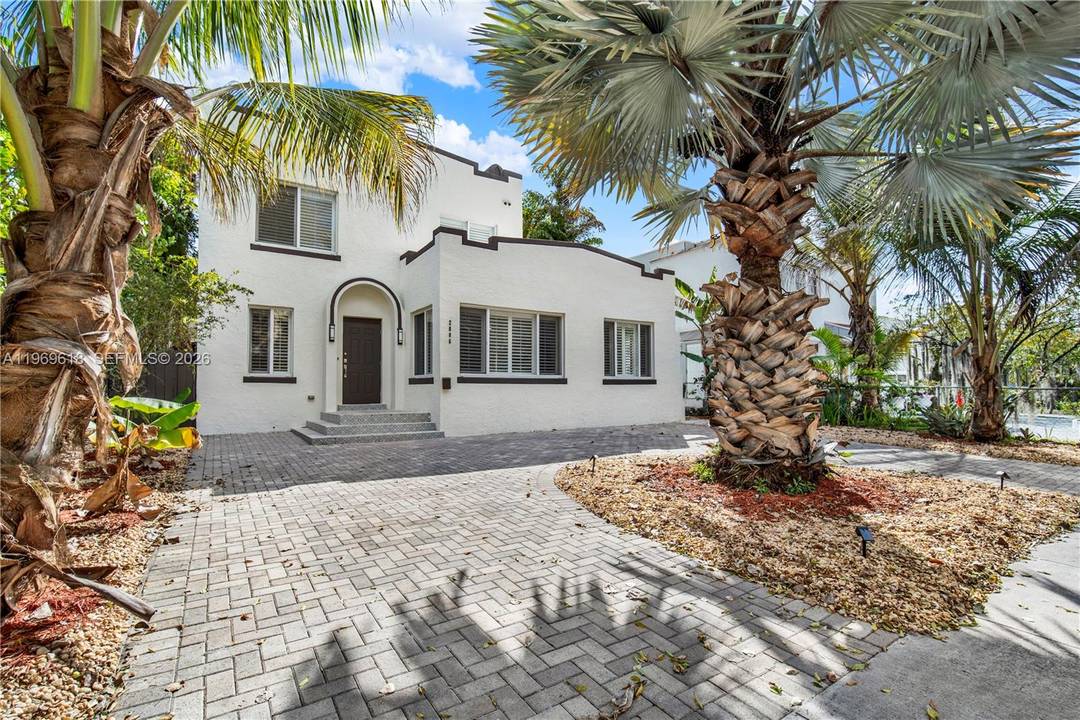 This Classic Miami Old Spanish Beauty was remodeled with updated systems and finishes while still maintaining its old world character and charm !