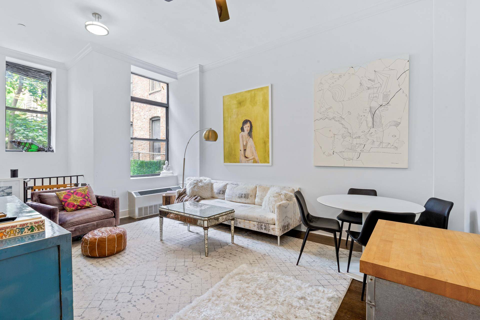 Harlem duplex with 11 foot ceilings !