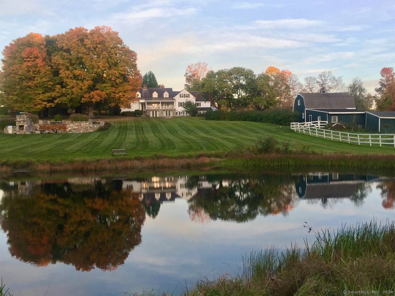 12 Acre Lakefront Classic New England Estate.