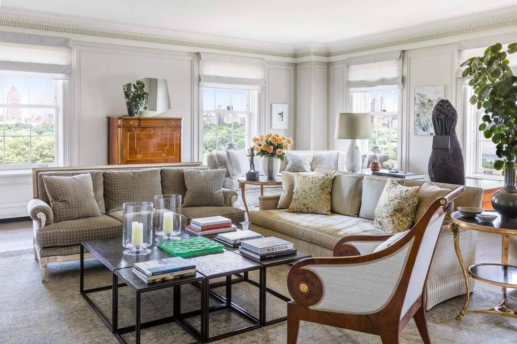 This impeccable Fifth Avenue pied a terre is a masterful collaboration between interior designer Michael S.