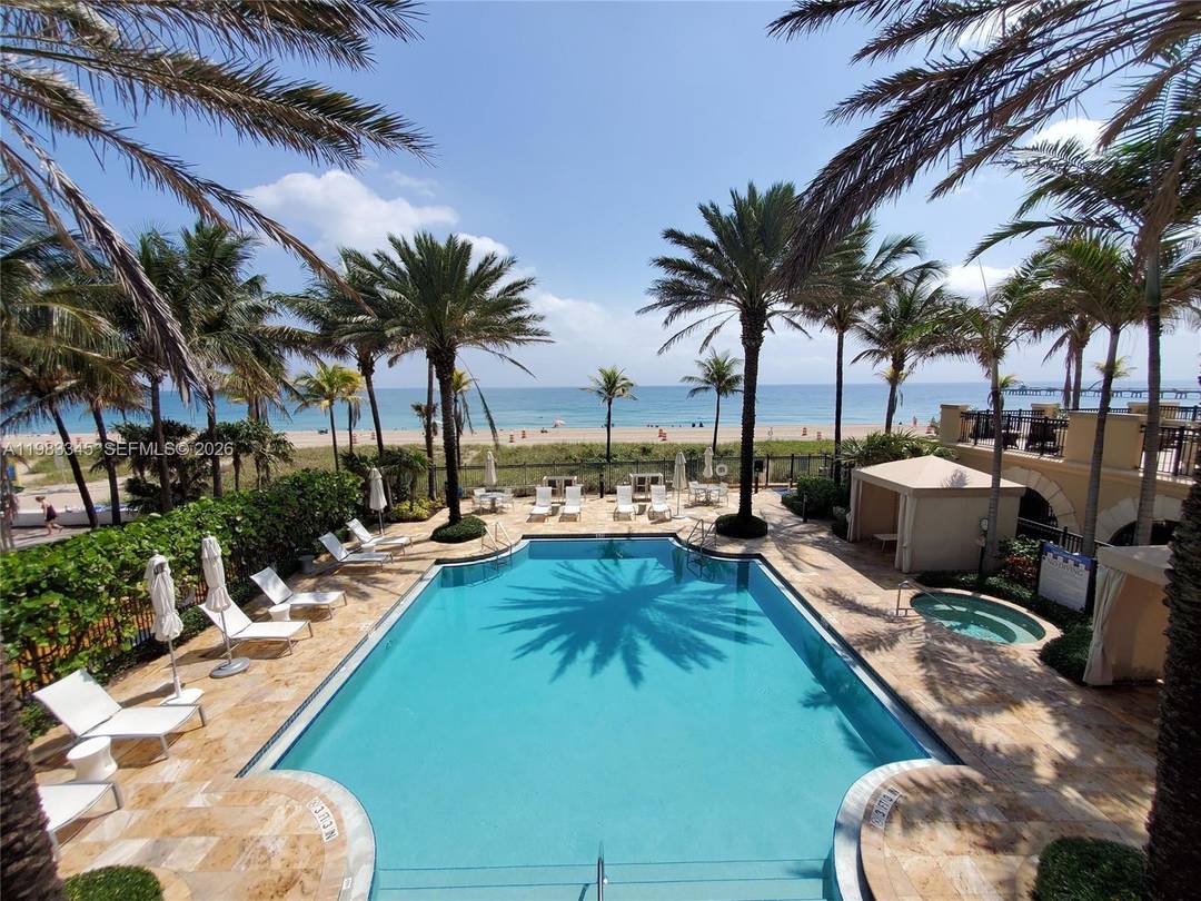 Direct Oceanfront Condo Unit with one of the largest Balcony's in South Florida !