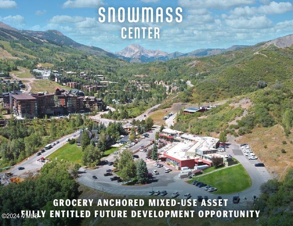The Snowmass Center is a grocery anchored asset currently consisting of approximately 40, 000 SF of commercial space including upper level executive offices.