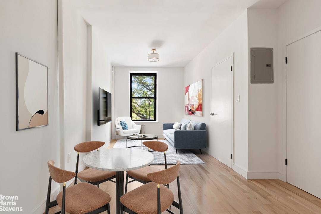 ONE BEDROOM SPONSOR SALE ON MARCUS GARVEY PARK Be the first to live in this beautifully renovated one bedroom condominium overlooking Marcus Garvey Park.