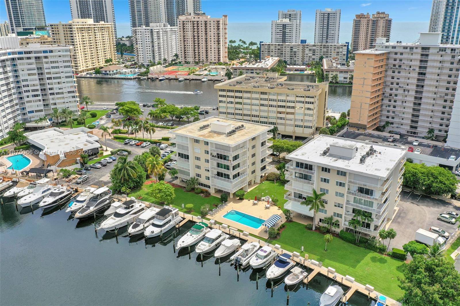 Rarely available corner 2BD 2BA in Golden Isles Towers an intimate boutique waterfront building with marina access near the end of the cul de sac !