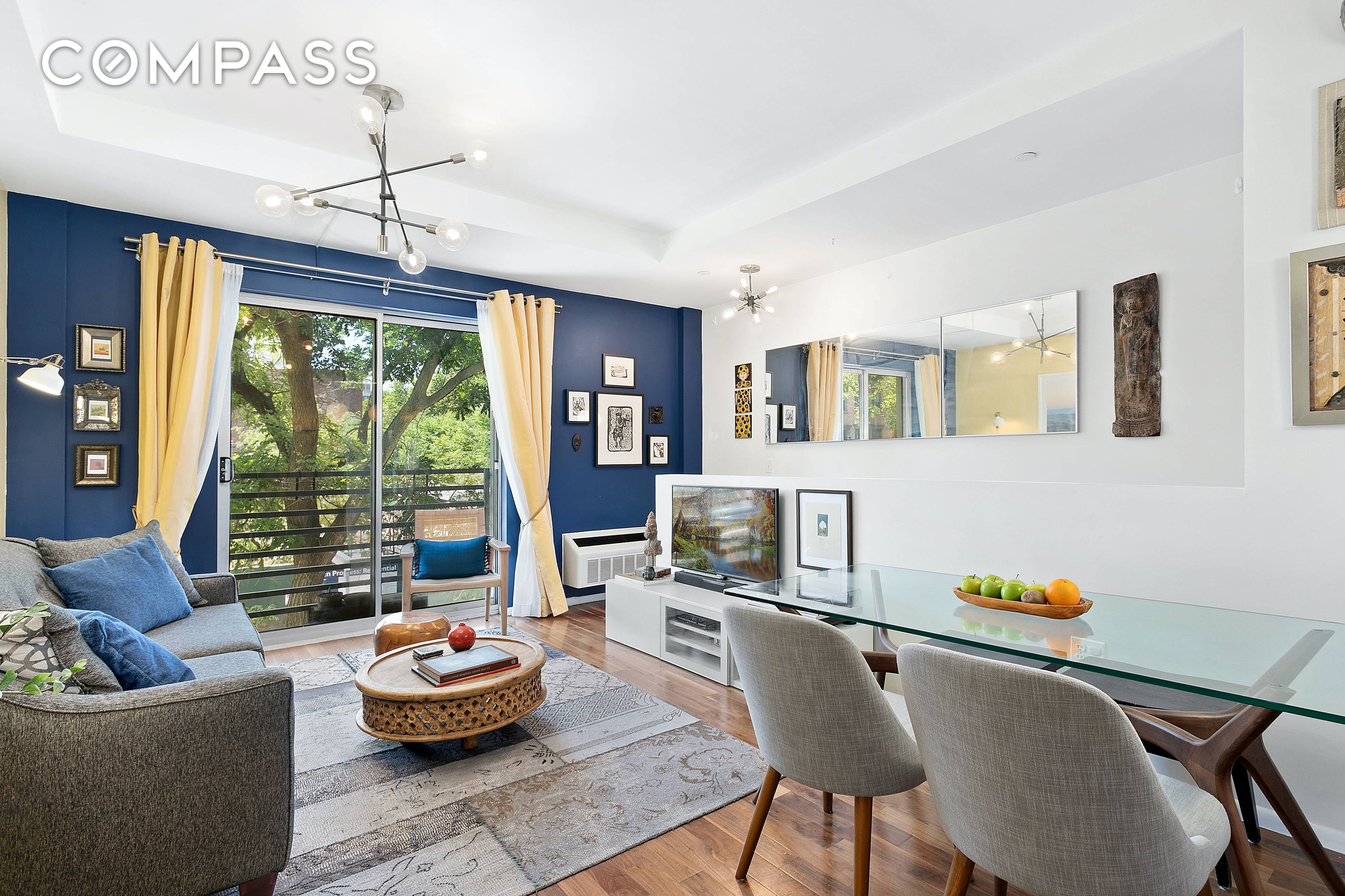 Positioned in Brooklyn s iconic Boerum Hill, this south facing expansive triplex is a gem of the neighborhood surrounded by the classic serenity of brownstone and tree lined streets.