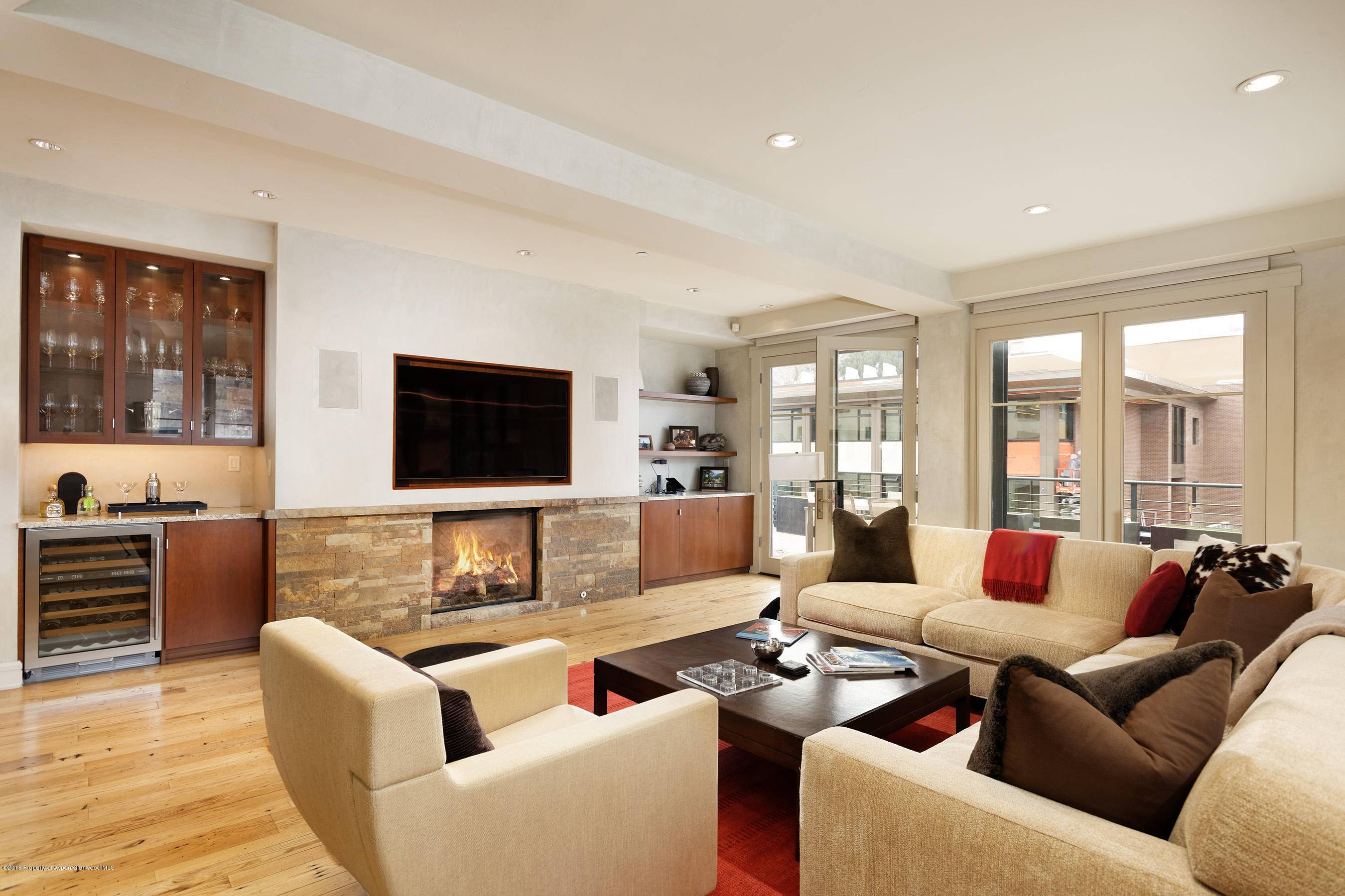 Obermeyer Penthouse with private elevator directly to the unit.