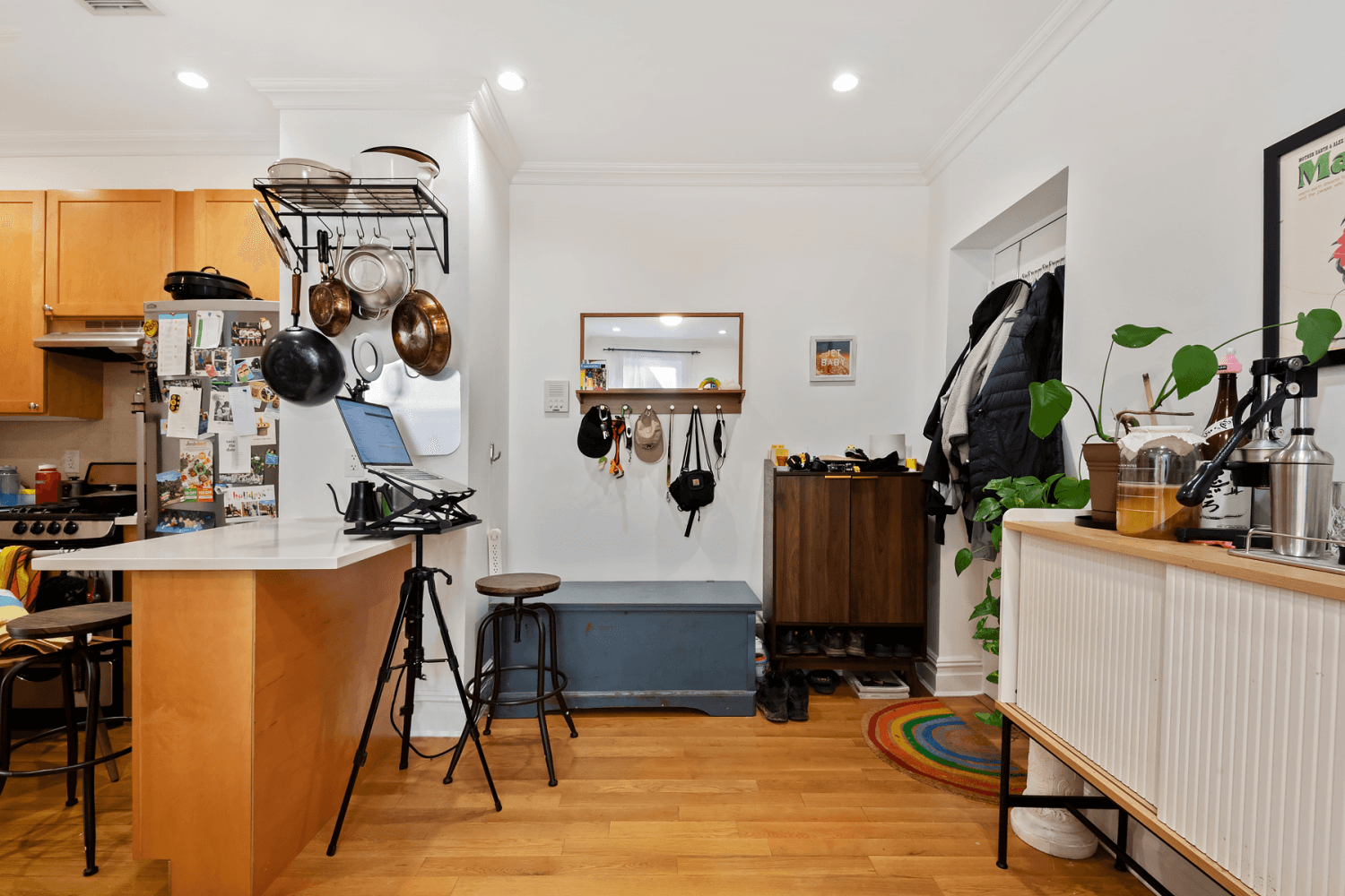 Luxuriously Renovated 2 Bedroom w Private Balcony Three Blocks from Prospect Park This gorgeous 2BR 1BA will allure you with its luxurious renovations, excellent layout and bright natural light.