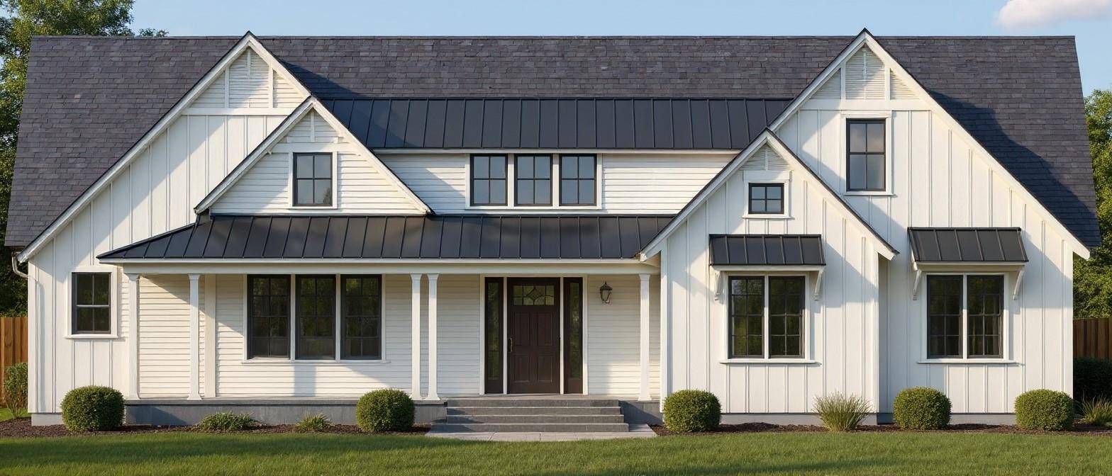 Welcome to this stunning new construction, Modern Farmhouse Ranch, set on a serene half acre in a prime area of Huntington Station.