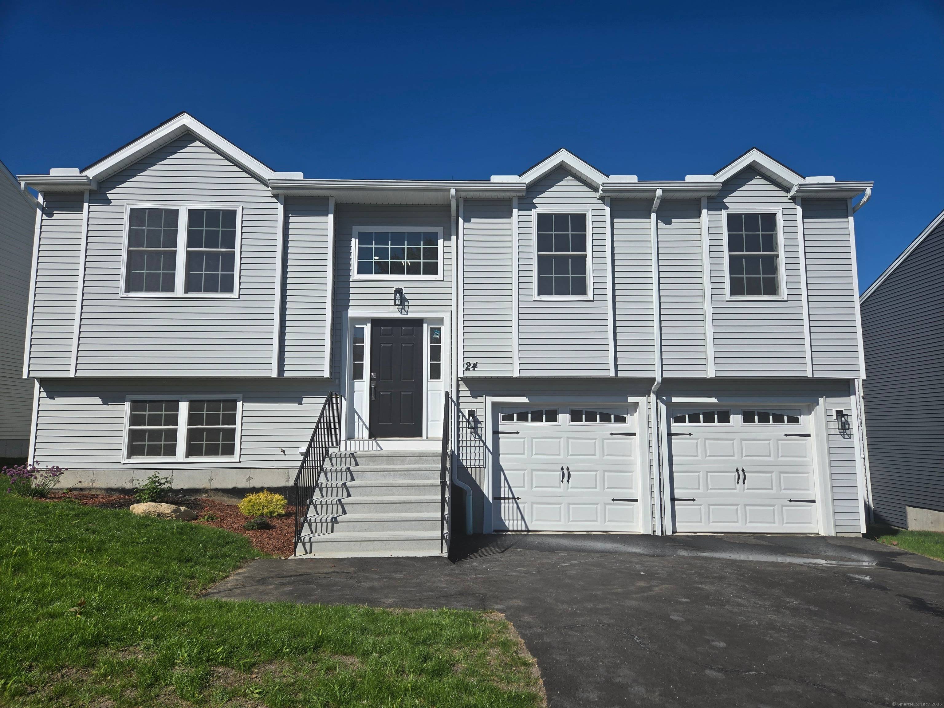 Come see this new construction never occupied raised ranch with an open floor plan featuring a bright white kitchen with a center island boasting loads of shaker white cabinets with ...